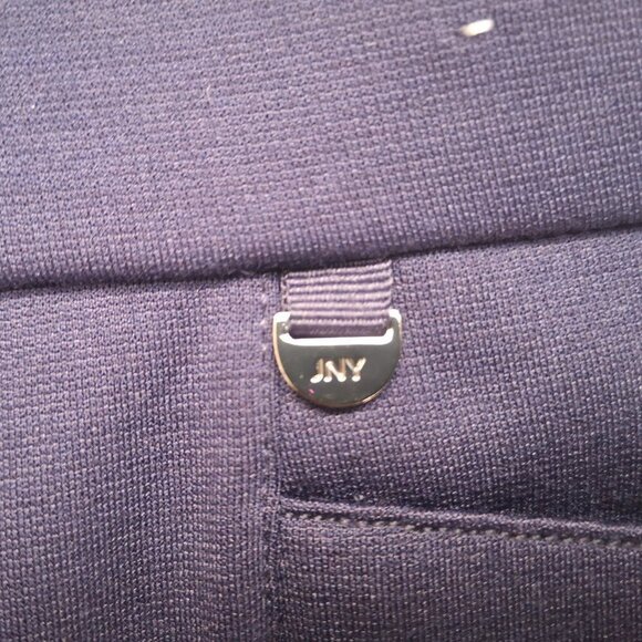 Jones New York Signature Ladies Size Large Navy Pull On Style Pants / Leggings - Picture 6 of 11